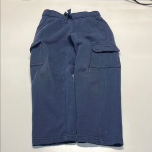 Blue Relaxed Fit Joggers with Elastic Waistband